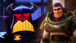 Emperor Zurg With Buzz Lightyear Wallpaper