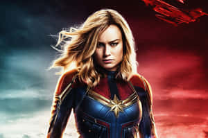 Empowering The World With Her Superpowers - Captain Marvel Carol Danvers Wallpaper