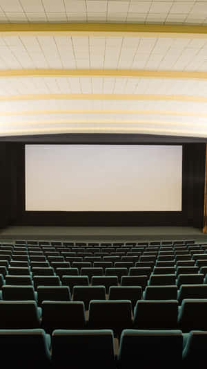 Empty Cinema Hall Waiting For Movie Wallpaper