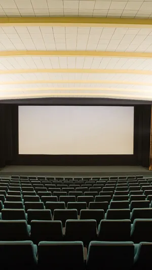 Empty Cinema Hall Waiting For Movie Wallpaper