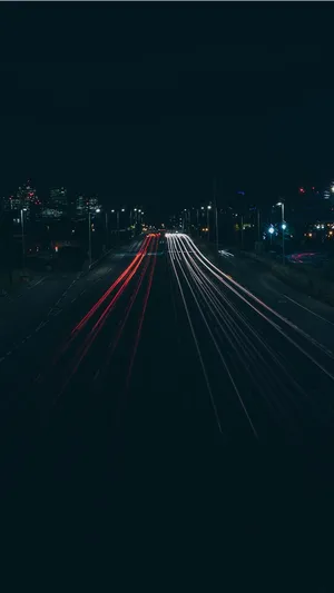 Empty Highway Iphone Dark Wallpaper