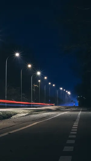 Empty Road Smartphone Background Wallpaper