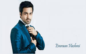 Emraan Hashmi In Blue Suit Wallpaper