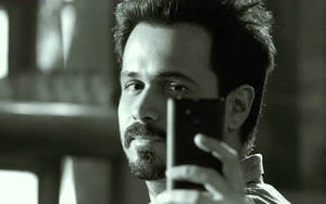 Emraan Hashmi Monochrome Wallpaper