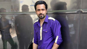 Emraan Hashmi Purple Jacket Wallpaper