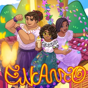 Encanto Isabela Mirabel And Luisa Wallpaper