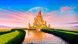 Enchanted_ Disney_ Castle_ Fireworks_ Display Wallpaper