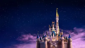 Enchanted_ Disney_ Castle_ Night_ Sky Wallpaper