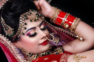 Enchanting Bride At Indian Wedding Wallpaper