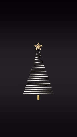 Enchanting Dark Christmas Spirit Wallpaper