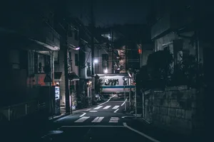 Enchanting Empty Road Dark 4k Wallpaper
