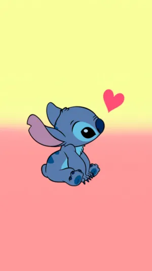 Endearing Stitch Galaxy Wallpaper