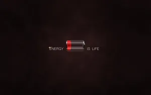 Energy Is Life Wallpaper