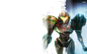 Engaging Metroid Prime Game Action Wallpaper