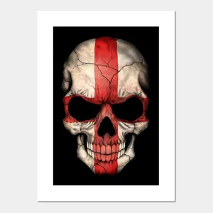 England Flag Skull Wallpaper