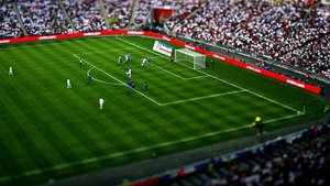 England Football Tilt Shift Blurry Wallpaper