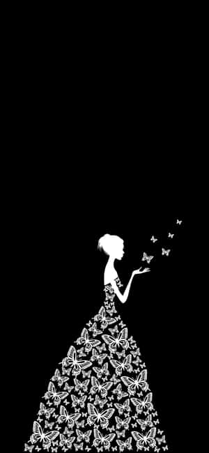Enigmatic Dark Butterfly Wallpaper
