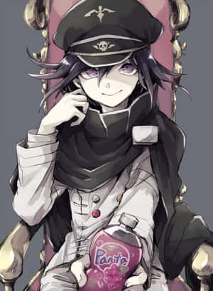 Enigmatic Gaze Of Kokichi Ouma Wallpaper