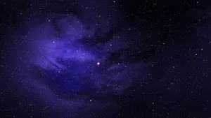 Enjoy A Beautiful View Of Blue And Purple On Your Desktop Wallpaper