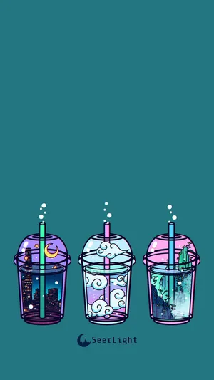 Enjoy A Comics-inspired Bubble Tea! Wallpaper