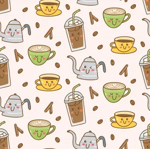 Enjoy A Cozy Cup Of Coffee Wallpaper