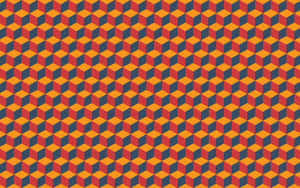 Enjoy A Modern Geometric Design In Your Desktop Wallpaper. Wallpaper