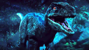 Enjoy A World-class Adventure At Blue Jurassic World Wallpaper