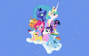 Enjoy An Enchanting Desktop Background With My Little Pony Wallpaper