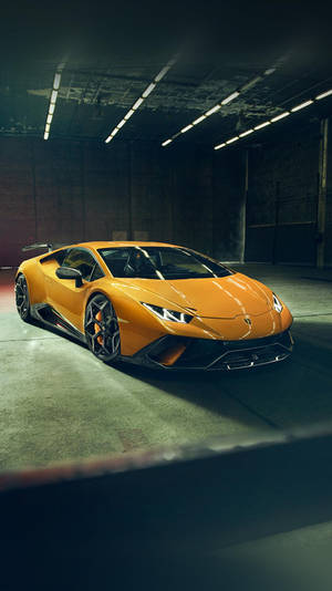 Enjoy Luxury Driving With This Sporty 4k Lamborghini Iphone. Wallpaper