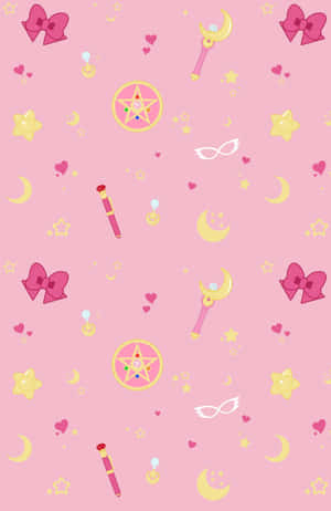 Enjoy Streaming Sailor Moon With The Perfect Companion Wallpaper