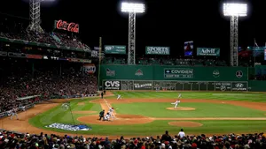 Enjoy The American Tradition Of Fenway Park In Boston Wallpaper