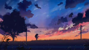 Enjoy The Beautiful Anime Scenery Wallpaper