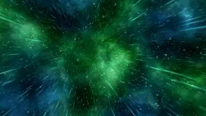 Enjoy The Beauty Of A Mysterious Animated Galaxy Wallpaper