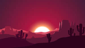 Enjoy The Beauty Of Nature At Sunset Wallpaper