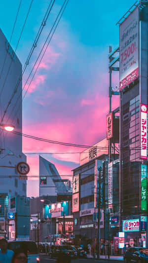 Enjoy The Convenience Of A Stylish Japanese Phone Wallpaper