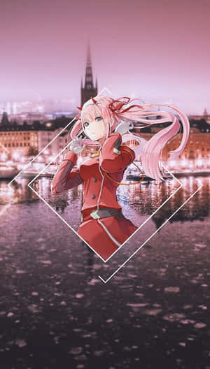 Enjoy The Cool Look With This Iphone 11 Red Anime Wallpaper! Wallpaper