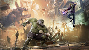 Enjoy The Fun And Adventure Of Marvel-themed Xbox Gaming. Wallpaper