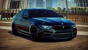 Enjoy The Luxurious Interior Of The Stunning Bmw M5 Wallpaper