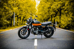 Enjoy The Open Road With An Hd Motorcycle Wallpaper