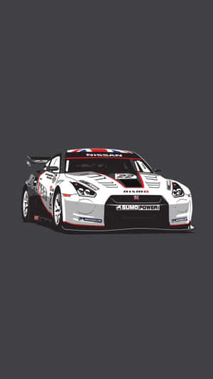 Enjoy The Power Of Innovation With The Gtr Iphone Wallpaper