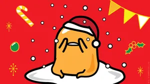 Enjoy The Power Of The Gudetama Computer Wallpaper