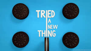 Enjoy The Pure Pleasure Of Oreo Cookies Wallpaper