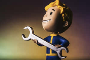 Enjoy The Simple Pleasures Of Life With Vault Boy Wallpaper