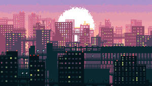 Enjoy The Subtle Beauty Of Aesthetic Pixel Art Hd Wallpaper