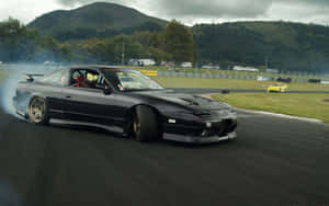 Enjoy The Thrill Of The Nissan 180sx Wallpaper