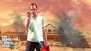 Enjoy The Ultimate Gaming Experience Of Gta V In 2560x1440 Resolution. Wallpaper