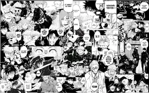 Enjoy The Unique Art Style Of Manga Pages Wallpaper