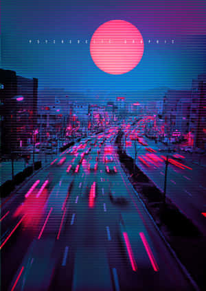 Enjoy The Vibrant Beauty Of The Neon City. Wallpaper