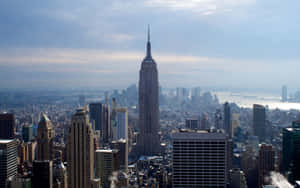 Enjoy The View From Up High In New York City Wallpaper