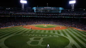 Enjoy The View Of Fenway Park From The Stands Wallpaper